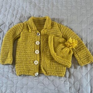 Handmade jacket & hat set